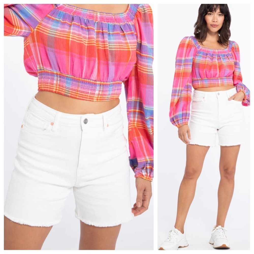 NWT Sanctuary Denim Sidewalk Jean Short Vintage White, size 26 - Picture 8 of 8